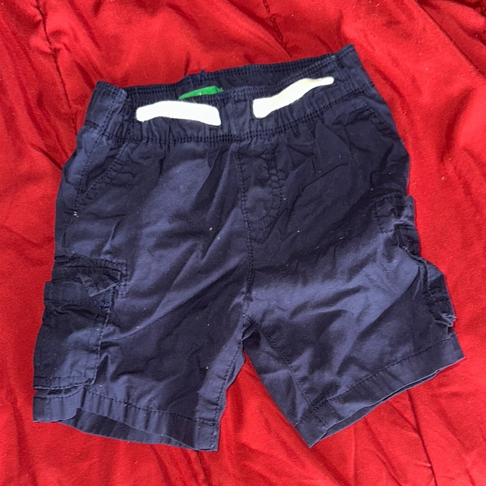 Dip Blue Casual Cargo Shorts